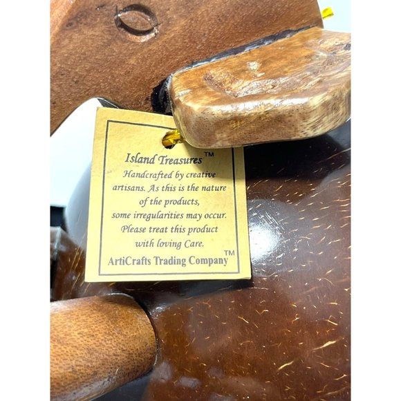 Hand Carved Wooden Elephant Bowl - Picture 12 of 12